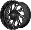 MO999 20X10 8X165.10 GLOSS BLACK MI