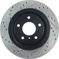 R1 03-23 Infiniti FX35 Front Right Drilled & Slotted Geoperformance Rotor