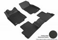 3D MAXpider 2017-2019 Nissan Rogue Sport Kagu 1st & 2nd Row Floormats - Black