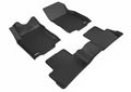3D MAXpider 2017-2019 Nissan Rogue Sport Kagu 1st & 2nd Row Floormats - Black