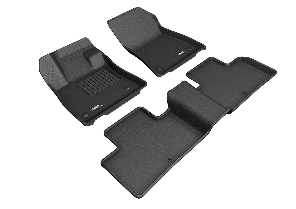3D MAXpider 2019-2020 Infiniti QX50 Kagu 1st & 2nd Row Floormats - Black