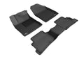 3D MAXpider 2019-2020 Hyundai Kona Electric Kagu 1st & 2nd Row Floormats - Black