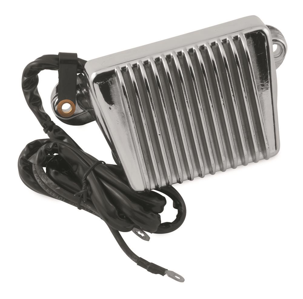 Twin Power 02-03 FLH FLT Voltage Regulator Chrome Replaces H-D 74505-02