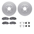 DFC 18-24 Mitsubishi Eclipse Cross Front Geospec Rotors with 5000 Advanced Brake Pads w/Hardware
