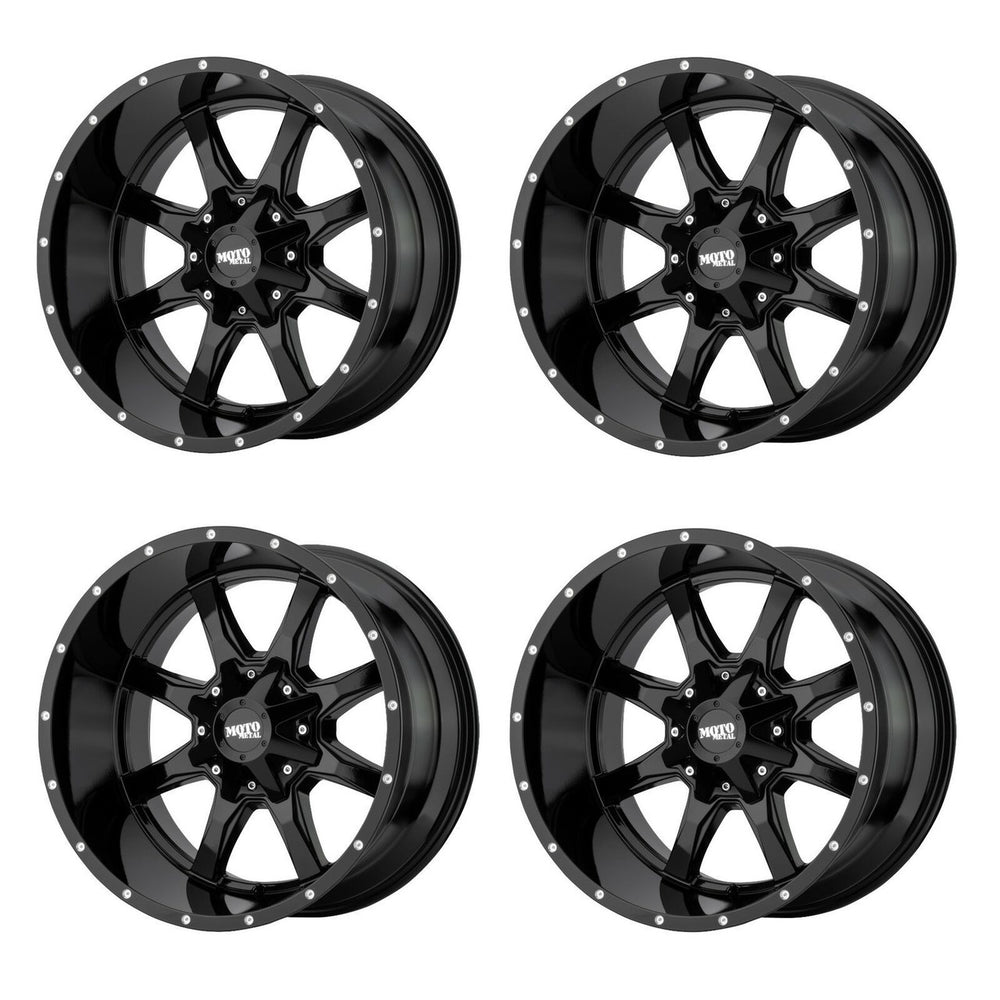 MO970 17x9 8x165.10 SATIN BLACK MILLED (12 mm)