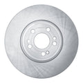 R1 20-21 Mercedes-Benz GLE350 Front Left Slotted Black Brake Rotor