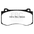 EBC 06-10 Jeep Grand Cherokee 6.1 SRT-8 Greenstuff Front Brake Pads