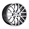 ~(45 lbs. 24X24X12)~ TSW DONINGTON 22x10.5 5/114.3 ET25 CB76.1 GUNMETAL MIRROR CUT FACE/GUNMETAL LIP
