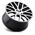 ~(45 lbs. 24X24X12)~ TSW DONINGTON 22x10.5 5/114.3 ET25 CB76.1 GUNMETAL MIRROR CUT FACE/GUNMETAL LIP