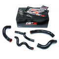 HPS Performance Reinforced Black Silicone Radiator Hose Kit Coolant for Hyundai 13-17 Veloster 1.6L Turbo