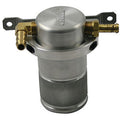 Moroso 07-14 Ford Mustang GT500 Air/Oil Separator Catch Can - Small Body - Billet Aluminum