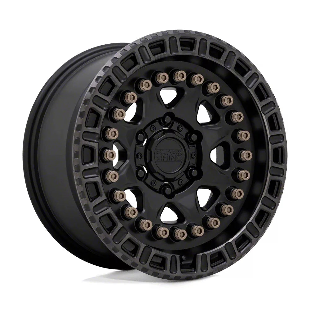 BRCBN 18X9 6X135 M-BLK MACH-RNG 10M