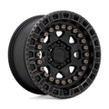 BRCBN 18X9 6X135 M-BLK MACH-RNG 10M