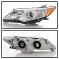 1214 CAMRY LE/XLE HYBRID HALOGEN HEADLIGHT OE CHROME