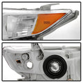1214 CAMRY LE/XLE HYBRID HALOGEN HEADLIGHT OE CHROME