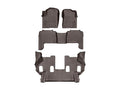 WeatherTech Cocoa Front and Rear Floorliners Fits -20-24 QX80 471502-1-2