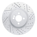 R1 13-13 Mini Cooper (Excl Clubman Front Right Drilled & Slotted Geoperformance Rotor