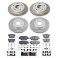 Power Stop 14-15 Acura ILX Front and Rear Semi-Coated Rotor Kit