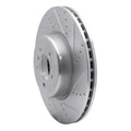 R1 13-20 BMW 335I xDrive Front Right Drilled & Slotted Silver Brake Rotor