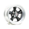 AMERICAN RACING VINTAGE VN105D 15X7 5X4.5 S-BLK MACH -6MM - VN1055765B