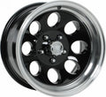 Cast Aluminum Wheels 171 BK 17x9 Machined Lip Black 5 On 127 Bolt Pattern 0 Offset ION Wheels