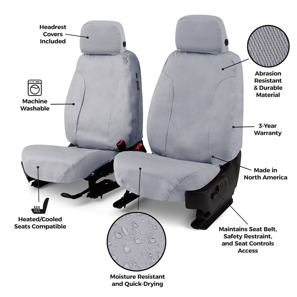 1921 ASCENT POLYCOTTON SEATSAVER CUSTOM THIRD ROW SEAT COVERS TAN
