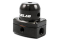 Fuelab 525 EFI Adjustable FPR In-Line 25-90 PSI (1) -6AN In (1) -6AN Return - Black