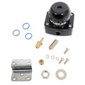 Fuelab 525 EFI Adjustable FPR In-Line 25-90 PSI (1) -6AN In (1) -6AN Return - Black