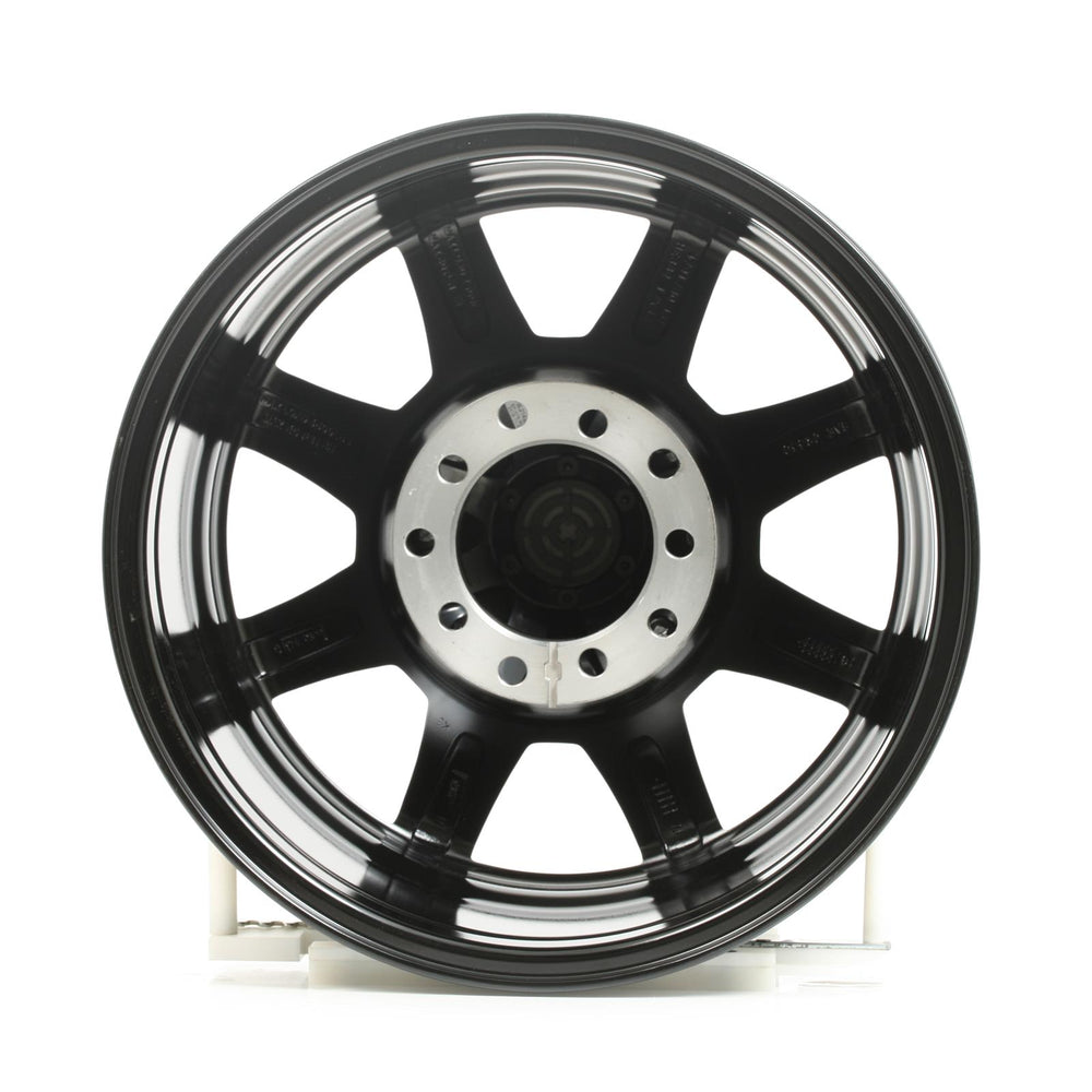 MO970 17x8 5x139.70/5x150.00 GLOSS BLACK W/MACHINED FACE (0 mm)