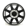 MO970 17x8 5x139.70/5x150.00 GLOSS BLACK W/MACHINED FACE (0 mm)