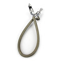 FLEXIBLE TRANSMISSION DIPSTICK; TH700R4; FIREWALL MOUNT; BRITE FINISH;
