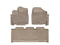 WeatherTech 05-10 Honda Odyssey Front and Rear Floorliners - Tan