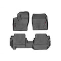 WeatherTech Black Front and Rear Floorliners Fits -20-20 Transit Connect 44599-1-2