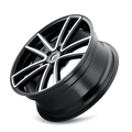KRAZE LUSSO KR190 GLOSS BLACK 17X8