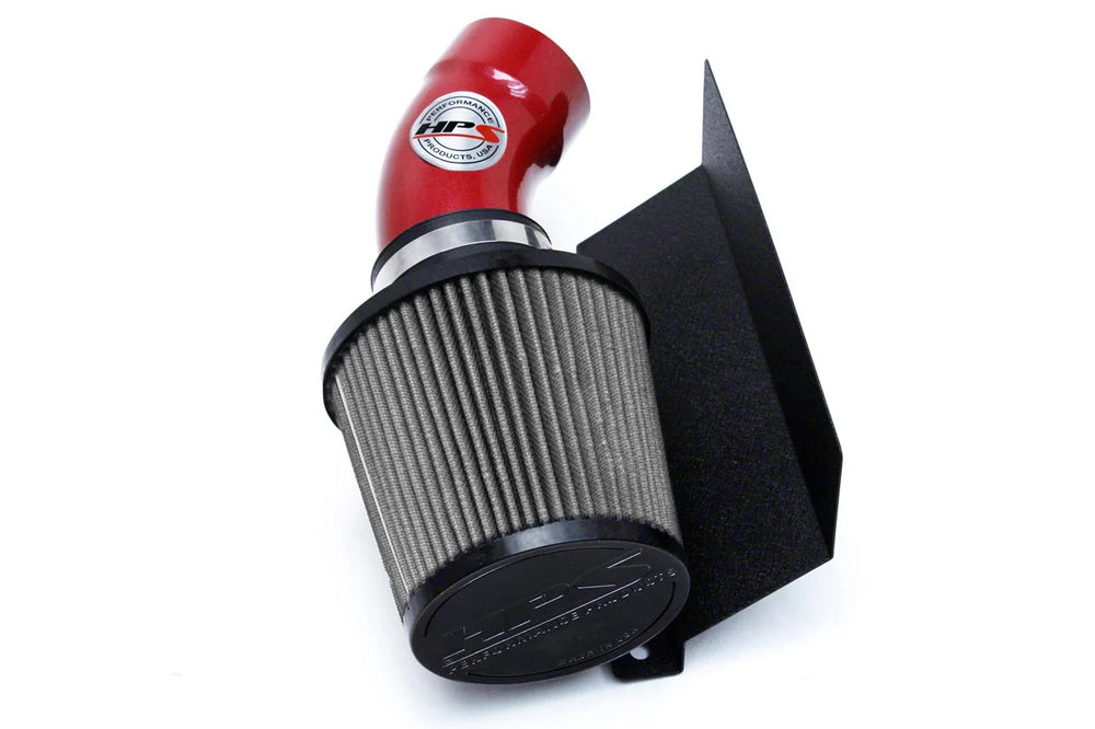 HPS Performance Performance Shortram Air Intake Kit 15-17 Chrysler 200 2.4L without MAF sensor Includes Heat Shield Red