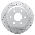 DFC 00-14 Cadillac Escalade EXT Rear Right Drilled & Slotted Geoperformance Rotor