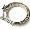 Ticon Industries 3.5in Titanium V-Band Clamp Assembly (2 Flanges/1 Clamp)