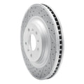 R1 06-16 Buick Lucerne Front Left Drilled & Slotted Geo-Carbon Rotor