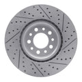 R1 14-26 Alfa Romeo Tonale Front Right Drilled & Slotted Geo-Carbon Rotor