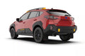 Rally Armor 24-26 Subaru Crosstrek (Wilderness Only) Black UR Mudflap W/Wild-Orange Logo No Drill Re