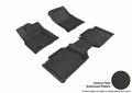3D MAXpider 2016-2017 Toyota Tacoma Access Cab Kagu 1st & 2nd Row Floormats - Black