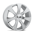 Wheel Pros Helo HE874 15X7 4X98/4.25 SLV/MCH 21MM HE87457009421