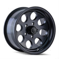 Cast Aluminum Wheels 171 MB 17x9 Matte Black 5 On 127 Bolt Pattern -12 Offset ION Wheels