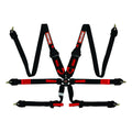 RaceQuip Black FIA CAMLOCK 6pt 2in Pull Up Lap FHR