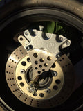 Performance Machine Rear Bracket Assy - Universal - Alum - Chrome