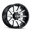 143 (143) GLOSS BLACK/MACHINED FACE