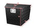 ALUMINUM BOX- 34X19X18 W30KG MAX LOAD- BLACK