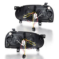 9401 DODGE RAM 1500/ 9402 RAM 2500/3500 LIGHT BAR DRL HEAD LIGHTS(BLK/CLEAR)