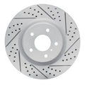 DFC 03-08 Infiniti G35 Front Right Drilled & Slotted Geoperformance Rotor