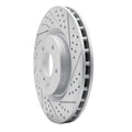 DFC 03-08 Infiniti G35 Front Right Drilled & Slotted Geoperformance Rotor